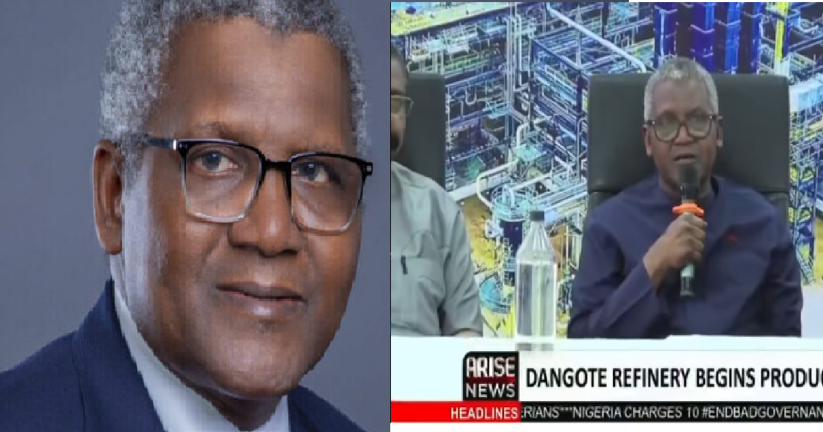 Dangote Announces That His Refinery Is All Set To Start Supplying Petroleum To Nigerians (WATCH)