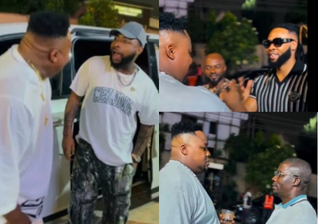 Davido, Flavour, Israel DMW Attend Cubana Chief Priest’s Restaurant Grand Opening Party