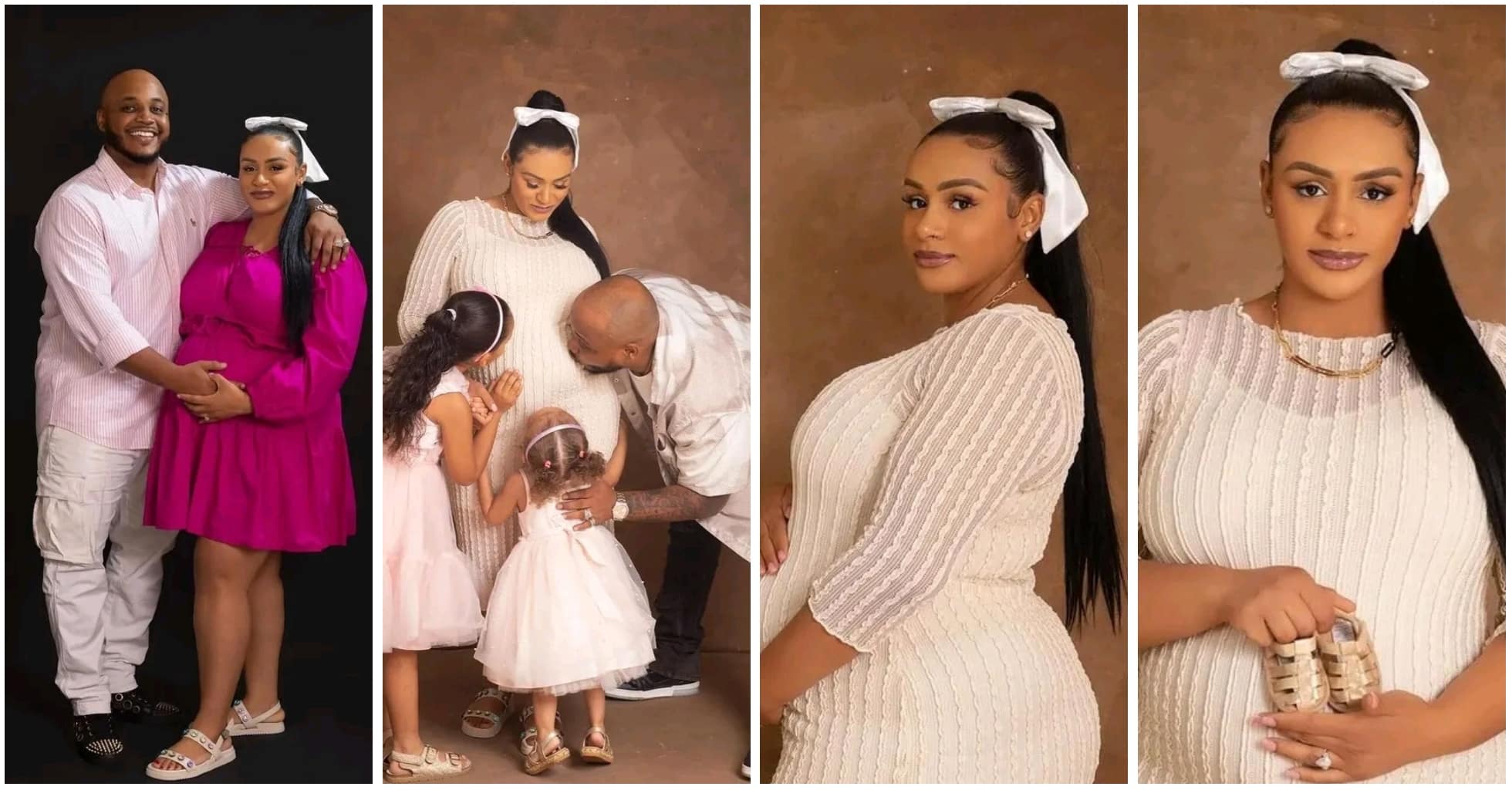 Davido's cousin, Sina Rambo and estranged wife expecting third child