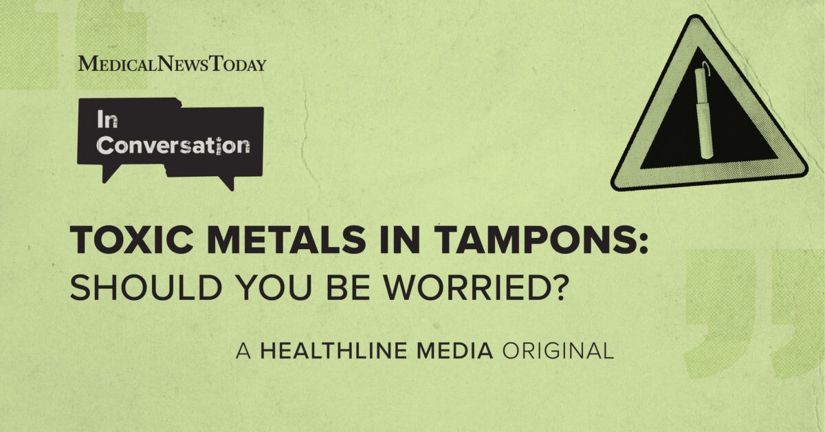 Do tampons contain toxic metals, like lead, and are they safe?