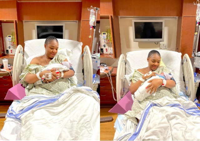 Ekene Umenwa Officially Announces Birth of Her First Child in US With Lovely Photos