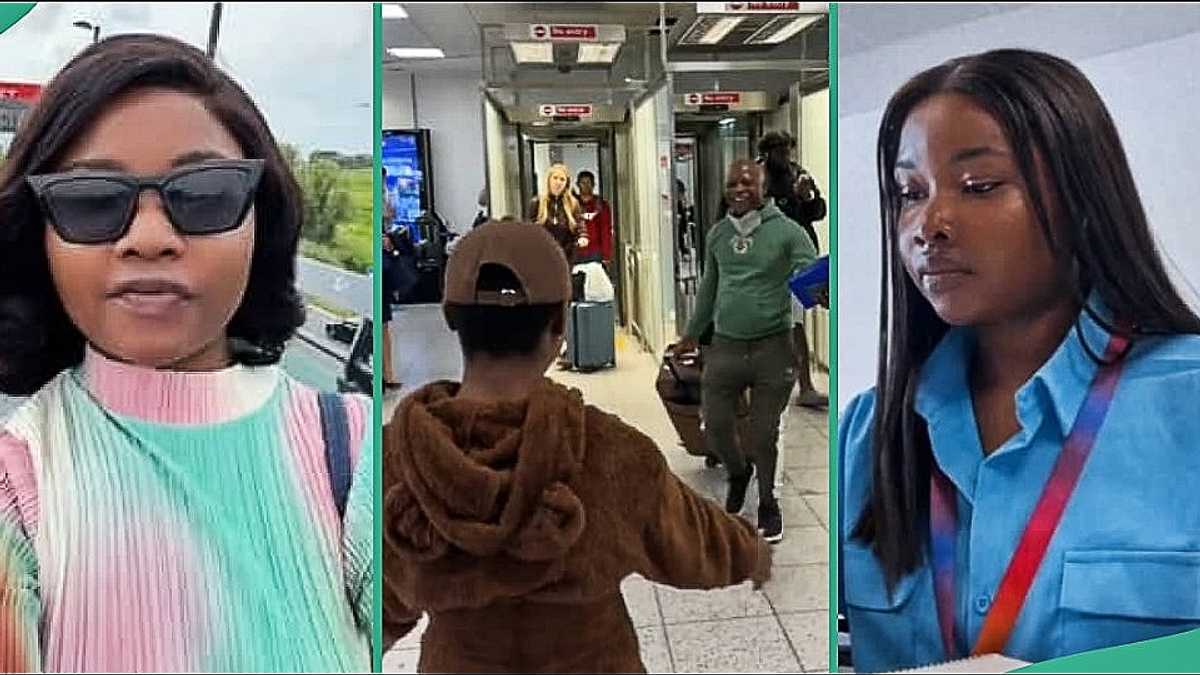 "Finally Brought My Father to UK": Lady Rejoices as Dad Arrives at Airport after 3 Years Apart