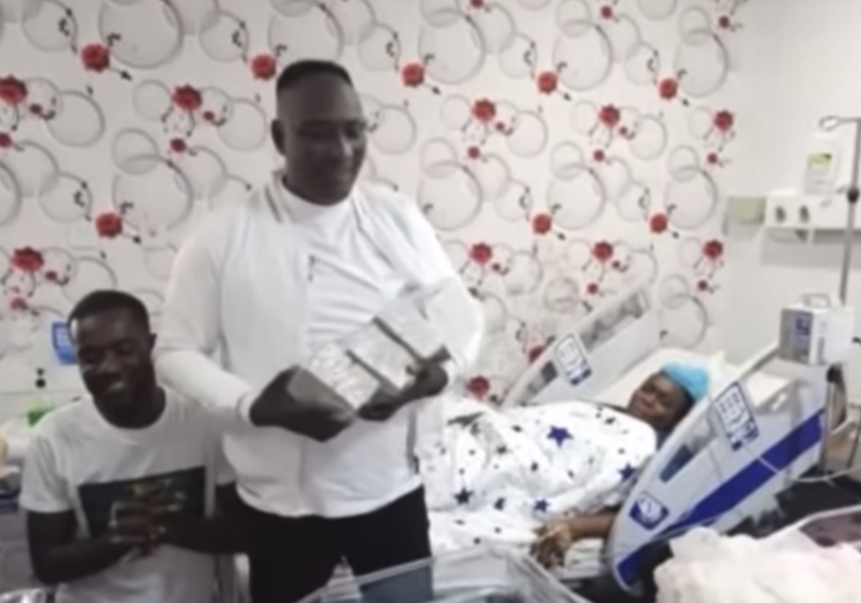 Fufeyin gifts woman who welcomed sextuplets millions amidst tussle with NAFDAC