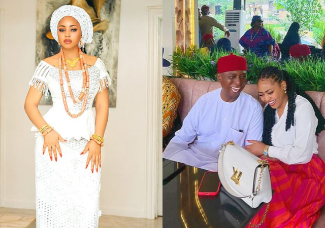 "He has the cutest laugh" - Regina Daniels expresses love for her husband