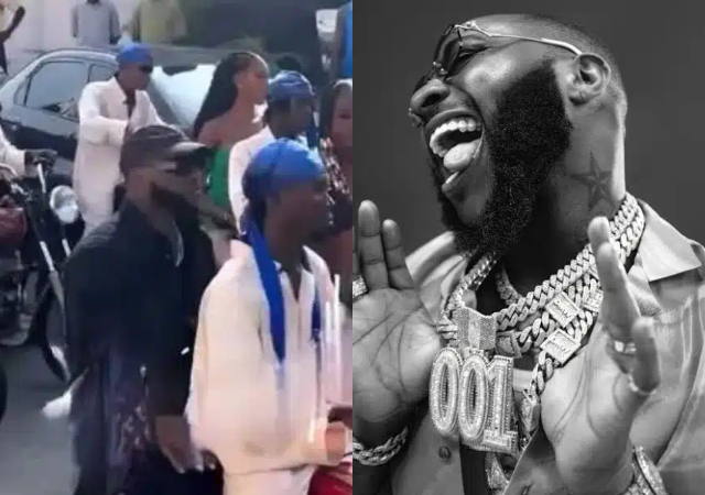 “Hope say life never dey hard for my idolo.”- Fans react to video of Davido riding an okada