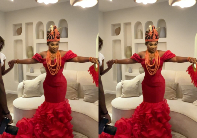 "I don’t want corset outfits again"- Mercy Aigbe gives heads-up to stylist