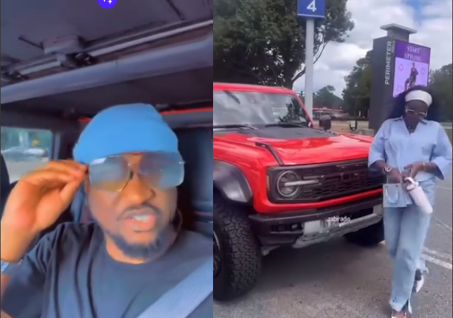 "I will reap where i didn’t sow and heaven won’t fall"- Paul Okoye and his wife Ivy Ifeoma cruise in his new car