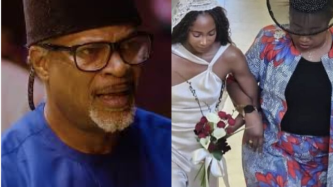 It is an abomination - Fred Amata drags ex -wife for walking their daughter down the aisle while he is still alive