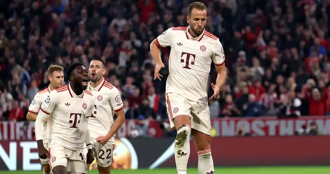 UCL: Kane bags four as Bayern thrash Dinamo Zagreb 9-2 to open campaign