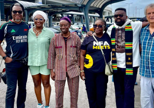 Kunle Afolayan, Tunde Kelani, and others arrive Ghana for Anikulapo Season 2