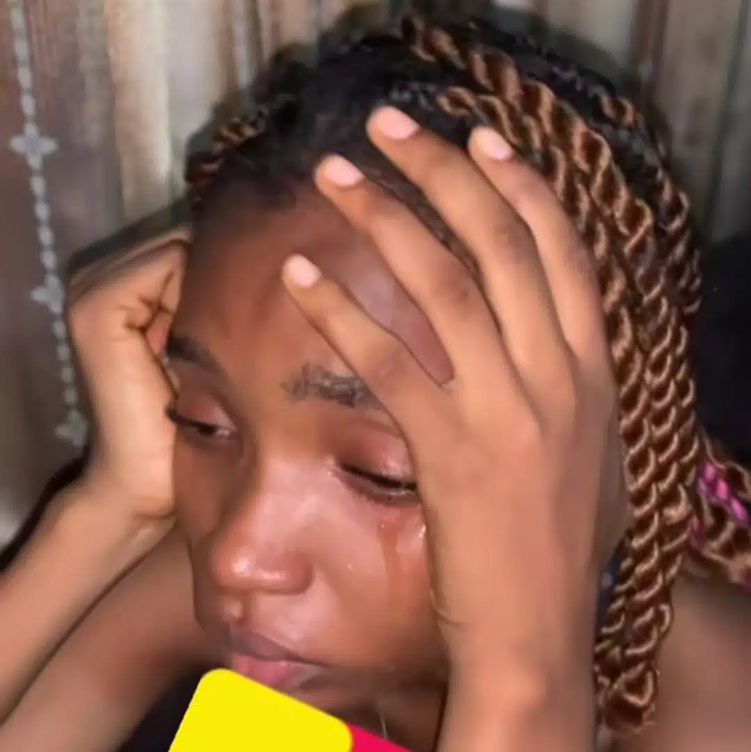 BBNaija: Lady cries as Handi is evicted from Big Brother Naija 