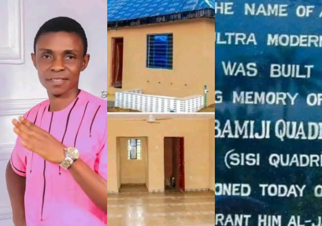 Late Sisi Quadri’s family builds community mosque in memory of actor