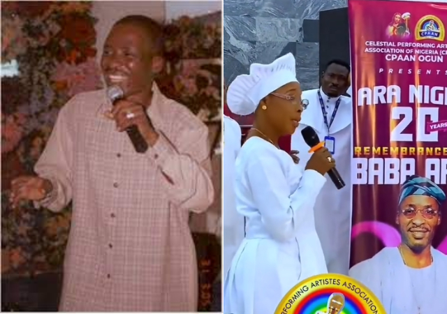 Late gospel singer Baba Ara widow shares how she cried for 7 years and left Christianity