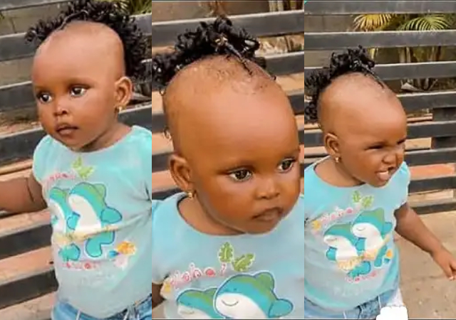 Little girl takes social media by storm as she shows off unique hairstyle