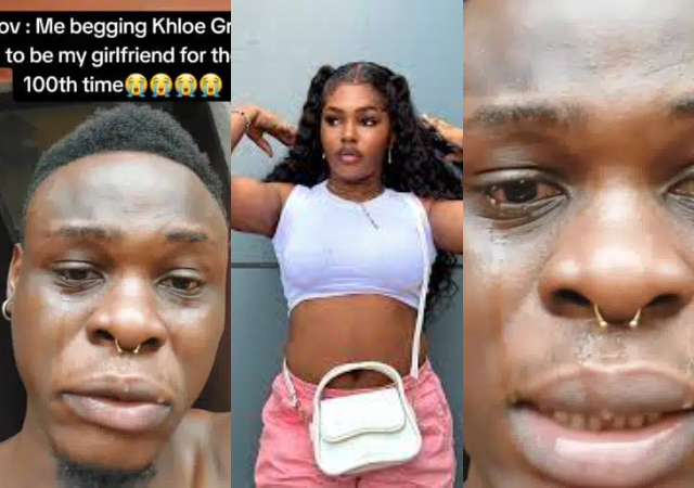 Man’s heartfelt video trends online as he tearfully asks TikToker Khloe Gram to be his girlfriend