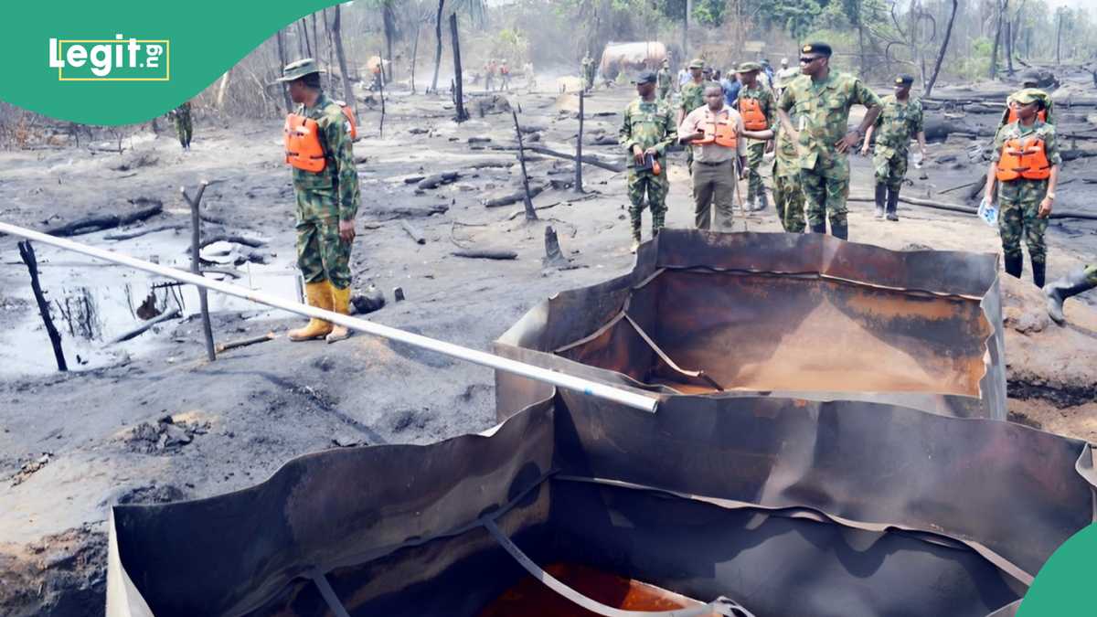 Military Arrests Oil Thieves, Recovers Over 198, 000 Litres of NNPC Crude in Rivers