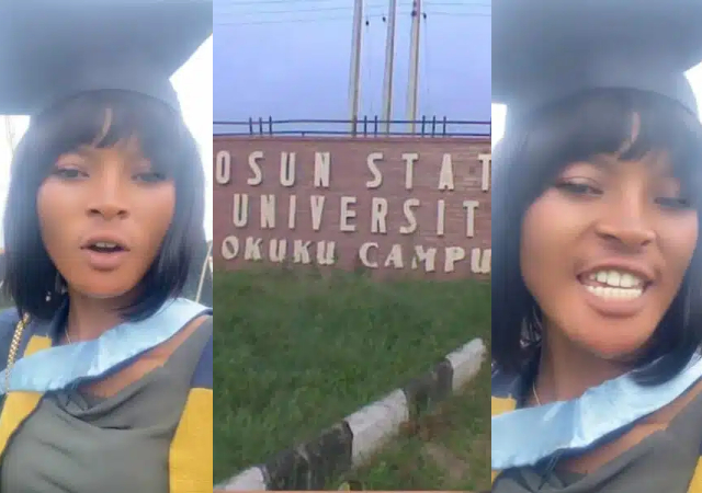 Mixed reactions as lady declares herself first female virgin to graduate from Osun State University