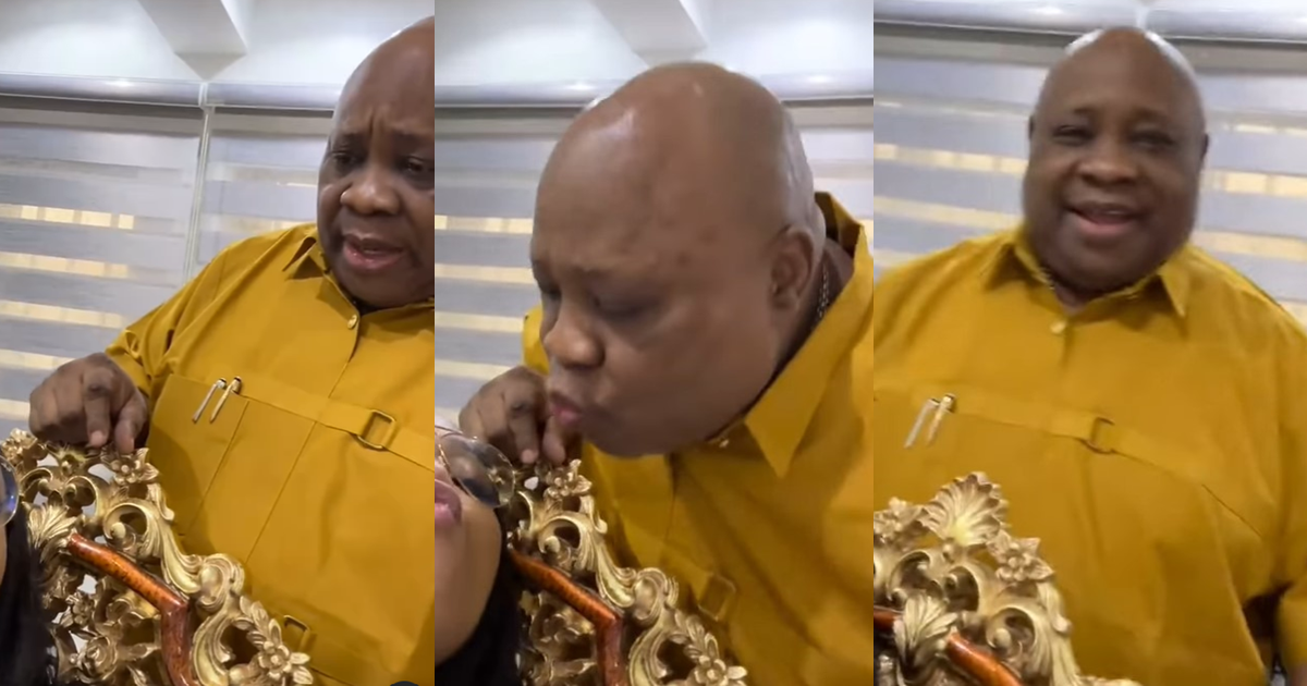 Netizens Gush As Governor Ademola Adeleke And His Daughter Shares Adorable Moment (VIDEO)