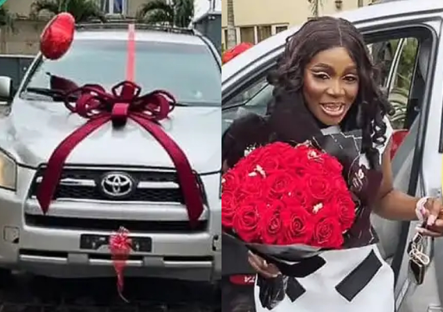 Nigerian Lady Stirs Reactions as She Flaunts Luxurious New White Car in Video