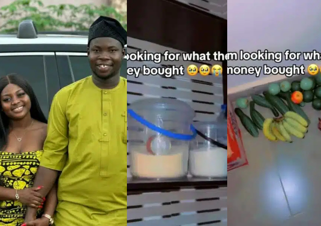 Nigerian man astonished as wife returns with few items after he gave her 500k to buy foodstuffs