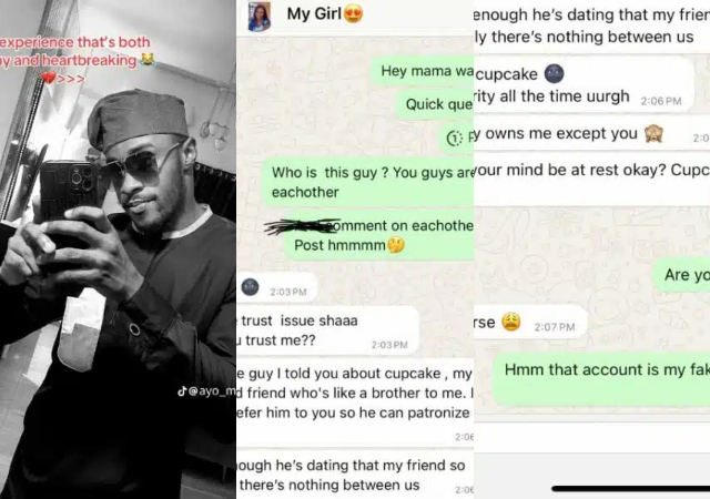 Nigerian man trends after using fake account to expose his lying & cheating girlfriend