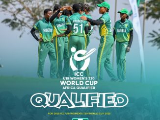 Cricket: Nigeria’s U-19 Book 2025 ICC World Cup Berth In Malaysia