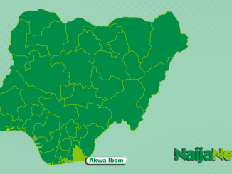 Map of Akwa Ibom State, Nigeria