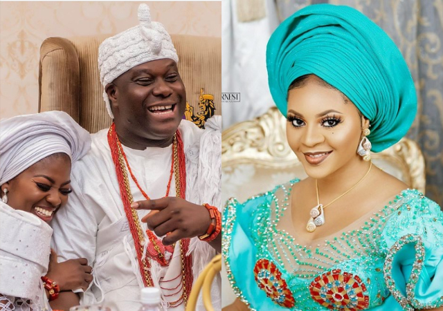 Ooni's third wife Reacts as co-wife Olori Ashley welcomes baby boy into the family