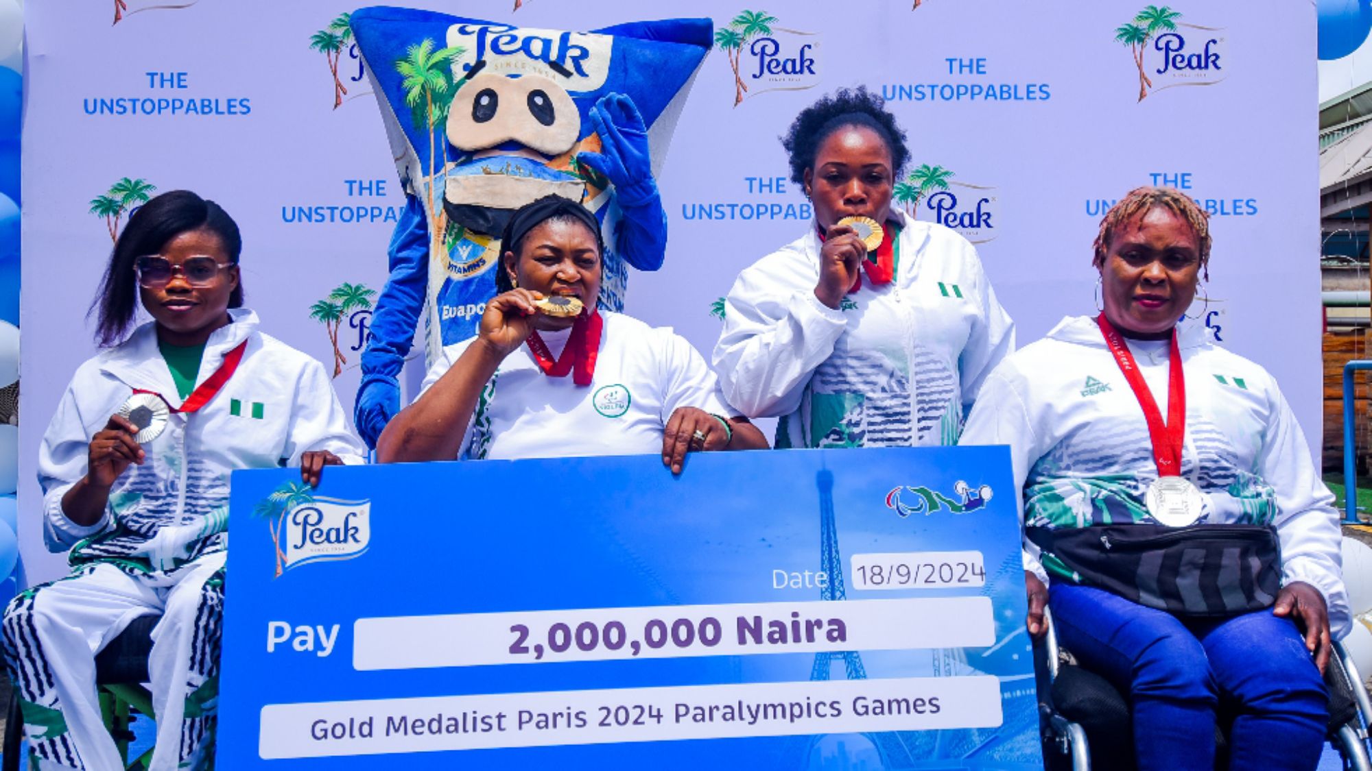 Peak Milk Celebrates Nigeria’s Para Powerlifting Team’s Triumph at the Paris 2024 Paralympics