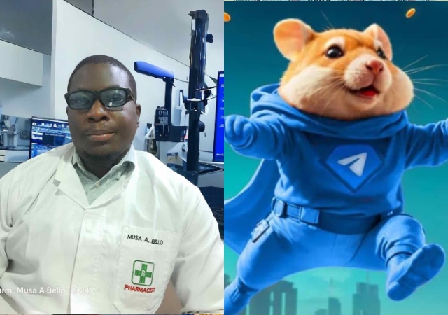 Pharmacist Bello Musa Who Quits His Job Because Of Hamster Kombat, Calls Them Out Over Poor Return