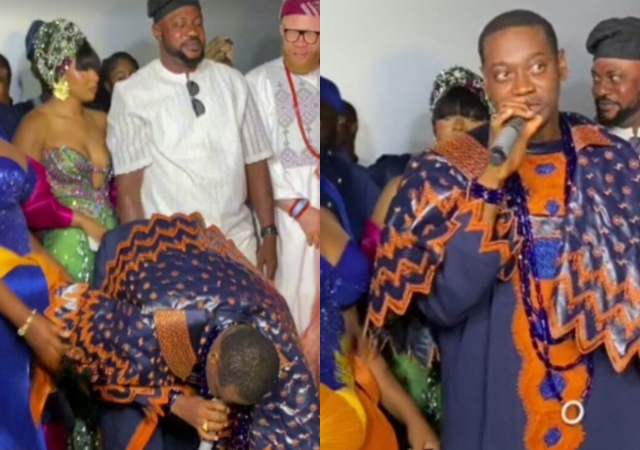 "Please Forgive Me" – Lateef Adedimeji Apologizes To His Colleague At The Premiere Of His Film 'Lisabi'