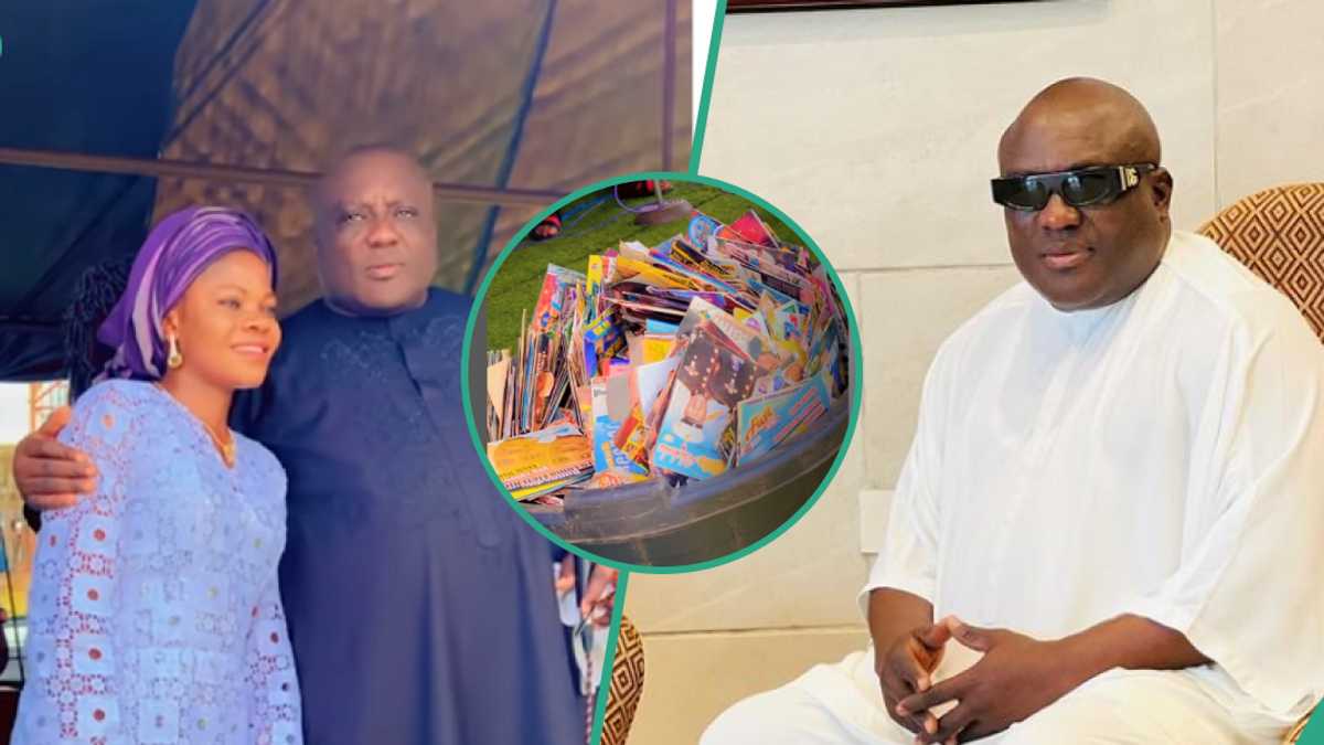 Saheed Osupa Overwhelmed as Woman Proves to Be His Fan by Flaunting All His CDs in Her Possession