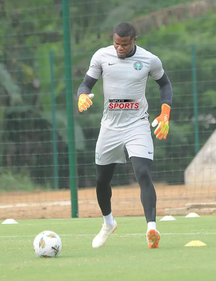 AFCON 2025Q: Super Eagles Camp Swells With Nwabali’s Arrival