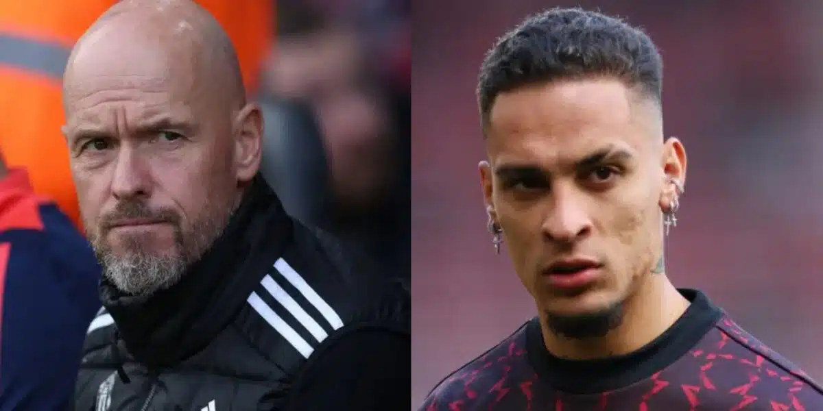 Ten Hag slams Antony, claims player not "doing the right things" in training