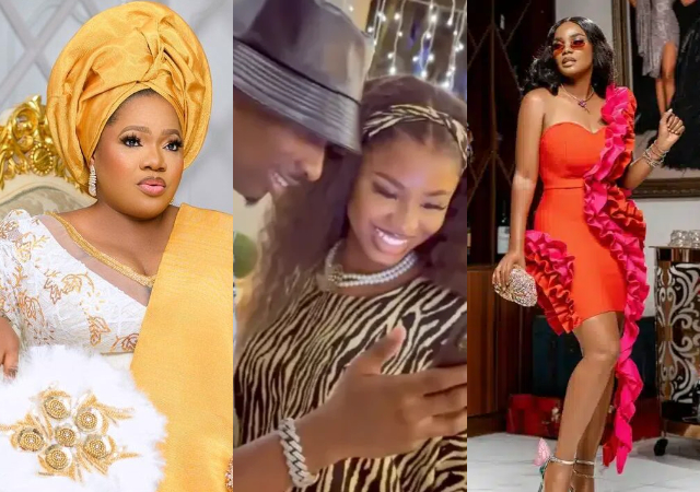 "Ten people will tie my gele that day" - Actress Toyin Abraham says as Iyabo Ojo expresses gratitude to her in-laws