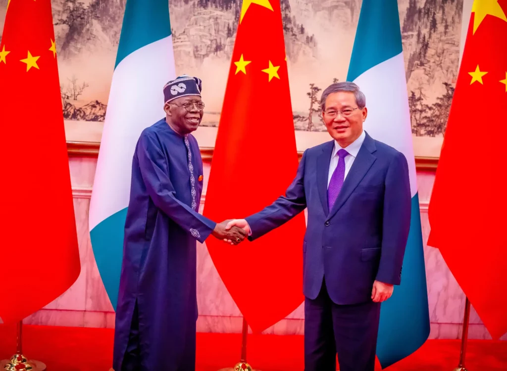 Tinubu Meets Chinese Premier, Pushes For Mutually Beneficial China-Africa Tie