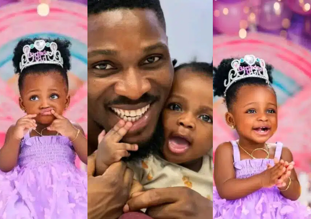 Tobi Bakare rains powerful words of prayers on daughter as she marks first birthday