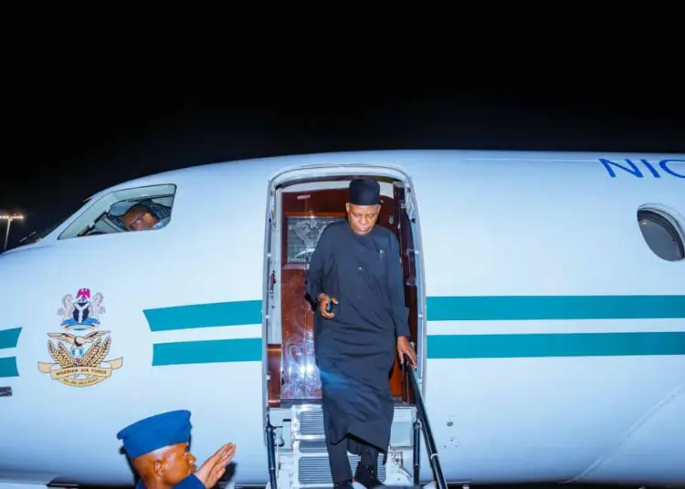 VP Shettima arrives in New York for 79th UN General Assembly