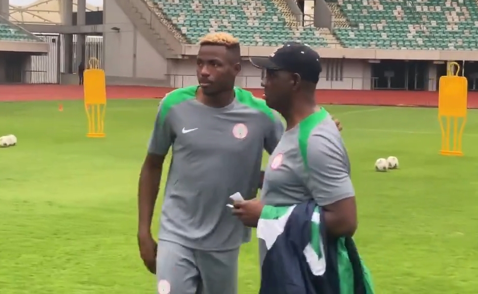 Victor Osimhen storms Super Eagles camp after Galatasaray move