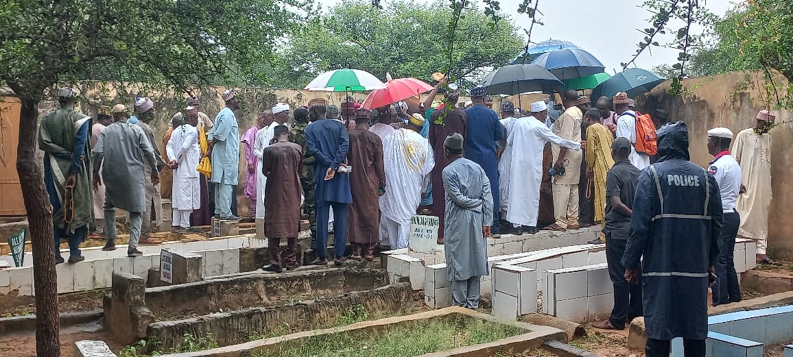 Video: Shettima, Peter Obi, Atiku attend Yar’Adua's mother's funeral