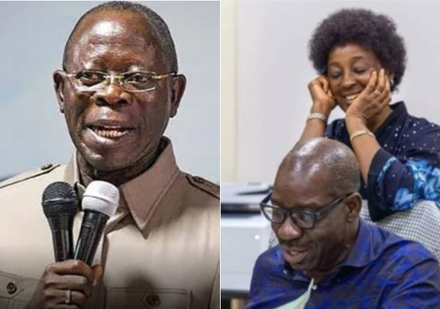 You Are in Your 60s And Still Childless, Oshiomhole Mocks Obaseki & Wife