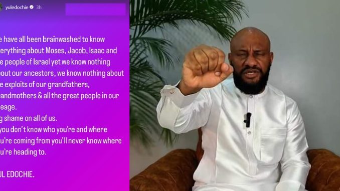 "Two months ago you were a pastor, what changed?" – Netizens react to Yul Edochie "traditionalist" post