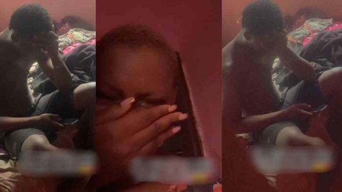 "He wasn’t even around when she took her last breath" – Emotional moment as a man moúrns his mom in her room while watching her videos (VIDEO)