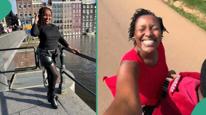 Lady Happily Moves back to Her Village after Living in Netherlands, Gives Reasons