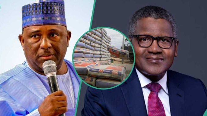 Dangote, BUA, Lafarge Smile to the Bank as Cement Sales Boom Amid Skyrocketing Prices