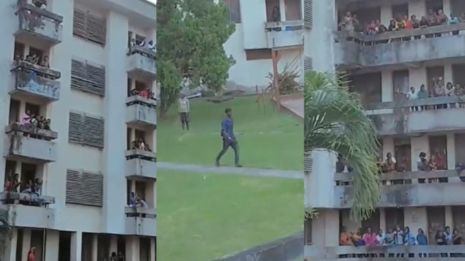 "I thought it was a poultry farm" – Female students scrǝam as a male visitor entered their hostel for the first time in 26 years (WATCH)