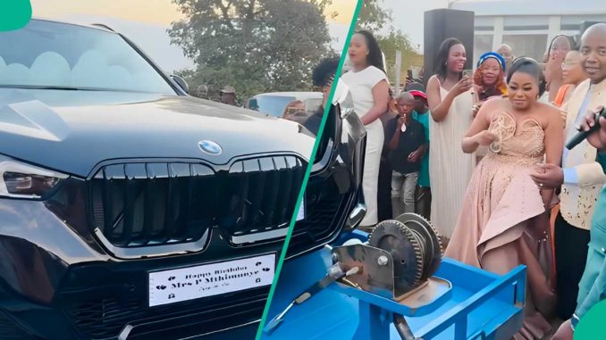 Bride Cries and Dances as She Receives BMW Car From Husband on Wedding Day, Video Trends