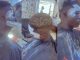 "na u won make powder cost" – Barber's Perfect Hairline Hack Raises Eyebrows As He Doused Customer With Powder (WATCH)