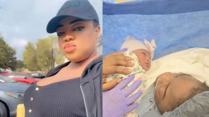 Nollywood actress, Sotayo Gaga welcomes first child (VIDEO)