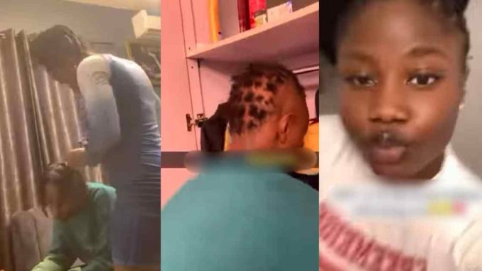 "Aww she’s the Delilah to his Samson" – Lady cùts boyfriend's dreadlocks for not seeking her approval (VIDEO)